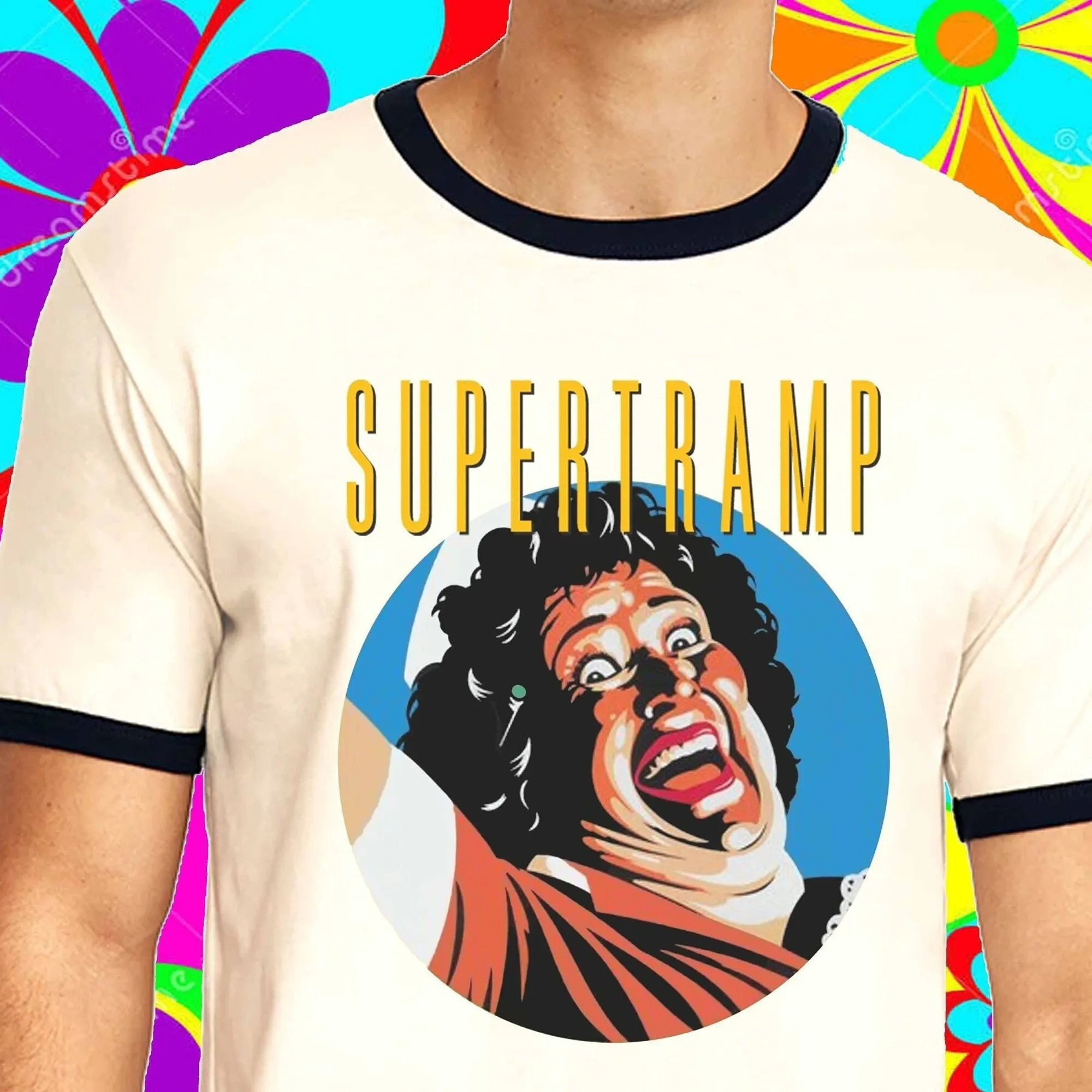 Supertramp Band Shirt Ringer Classic Rock