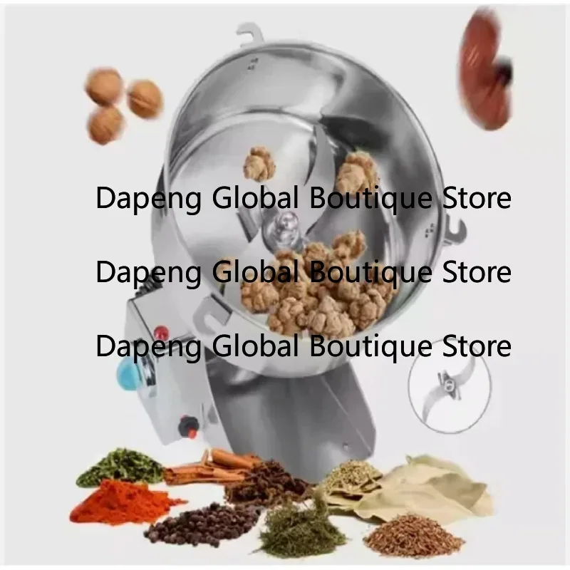 Household Stainless Steel Fine Grinding Equipment Dried Spice Food Powder Making Machine