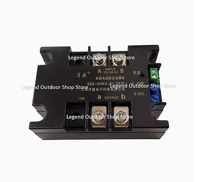 Single Phase Motor Soft Starter 220V 1.5KW SSR-40WA-R1 Online Soft Starting for Fan Water Pump