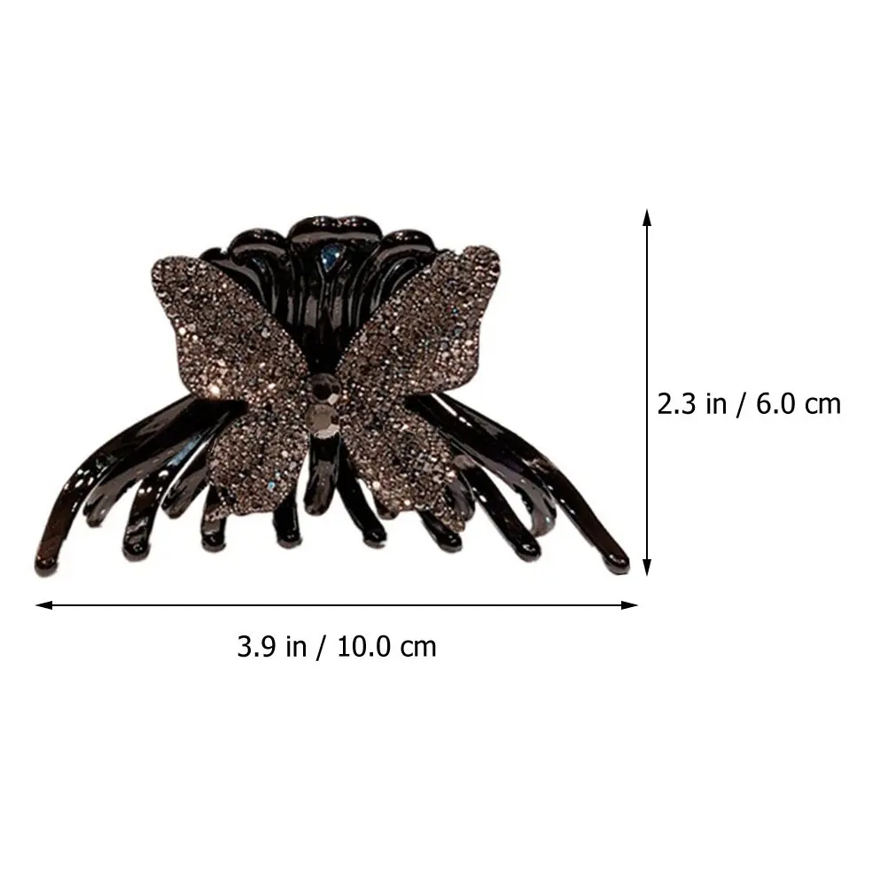 1Pcs Exquisite Butterfly Bow Hair Clip Women Acrylic Claw Clip Fashionable Daily Party Hair Decor Stylish Gift for Girlfriend