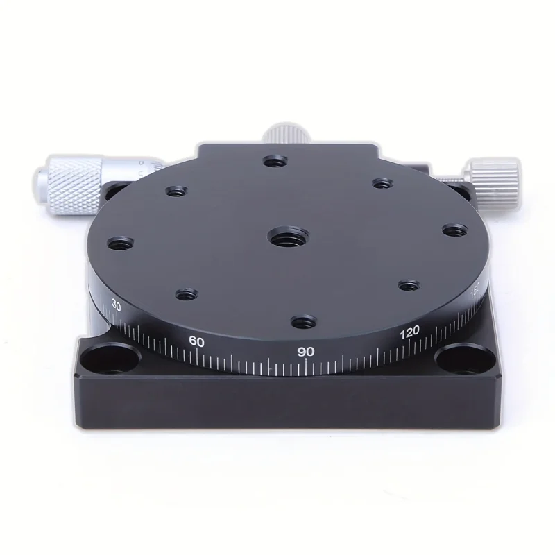 RS60-L 60mm Precision Tuning Smooth Slide，360° Rotating Manual Movable Linear Table，29.4N Load capacity，Precision Adjustable Pos