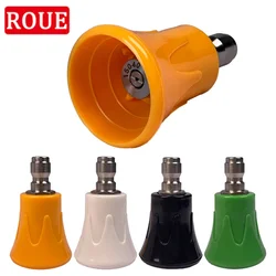 1/4 Pressure Washer Nozzle for Water Gun Household Sheath Nozzle for Cars Stainless Steel Splash Proof Sheath Nozzle Washer Tips