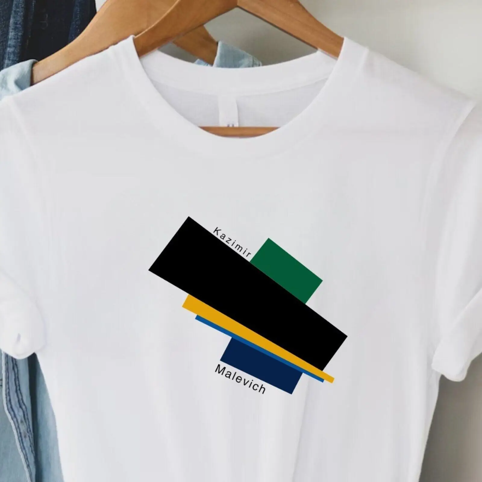 Malevich T Shirt Print Abstract ArT Unique