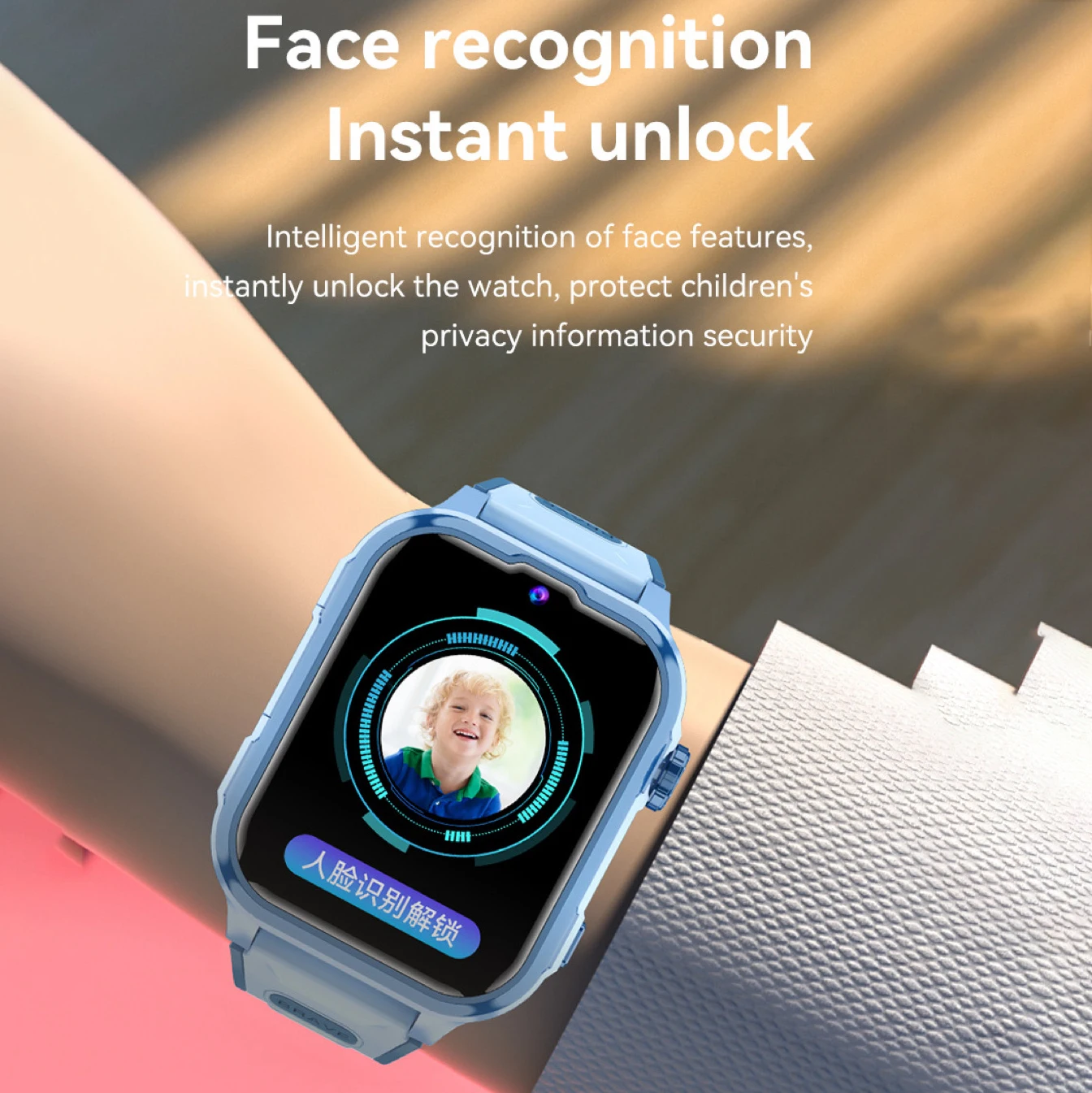 طالب أطفال 4G ساعة ذكية مكالمة فيديو GPS WIFI LBS موقع الدردشة الصوتية الوجه فتح مقاوم للماء SOS الأطفال Smartwatch