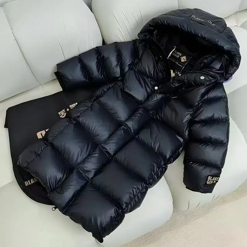 

2025 New Children's Down Jacket Winter Boys' and Girls' Middle and Large Children's Middle and Long Down Jacket Duck Down 5-15Y