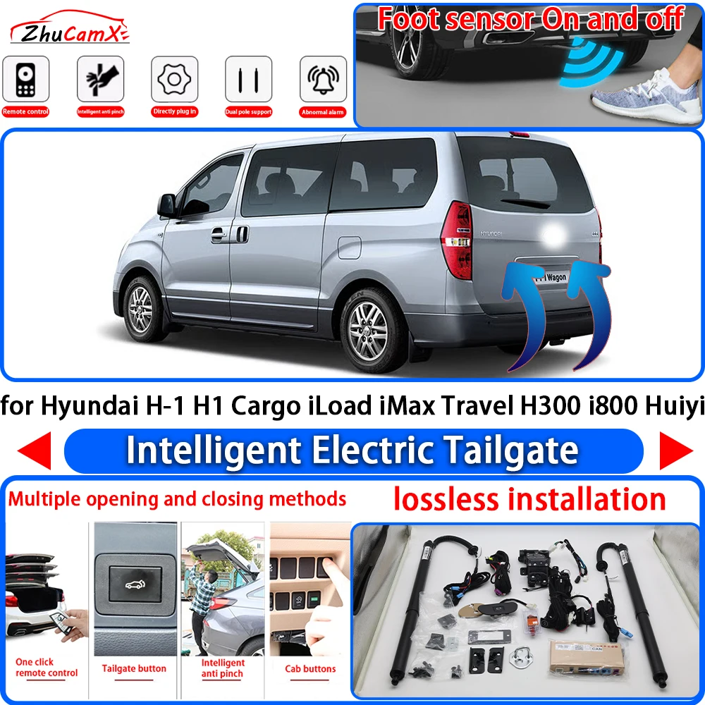 for Hyundai H-1 H1 Cargo iLoad iMax Travel H300 i800 Huiyi Power Liftgate Trunk Electric Suction Tailgate Tail Gate Lift Strut