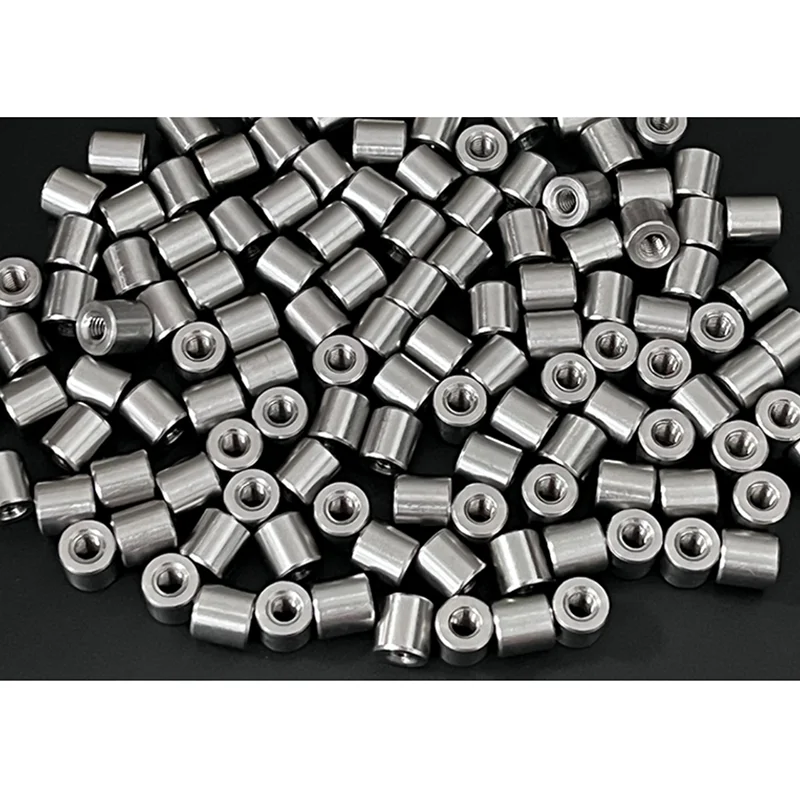 M5xm8/m9/m10/m12 * lstainless aço 304 alongar a linha interna da porca de acoplamento redonda luva cilíndrica da porca comum tubular nut1265