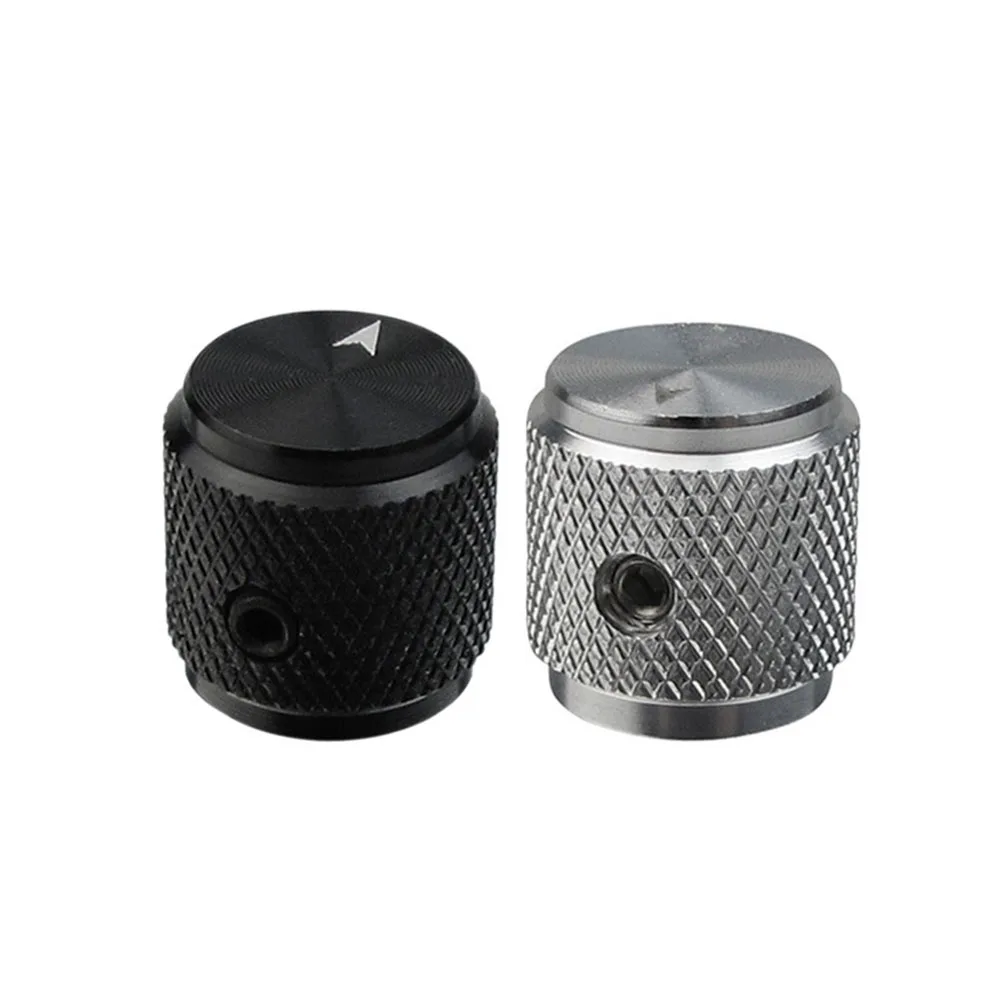 

2Sets Professional Electric Guitar Potentiometer Knob Metal Volume Tone Cap Easy Install Widely Used on Bass Circuit Board
