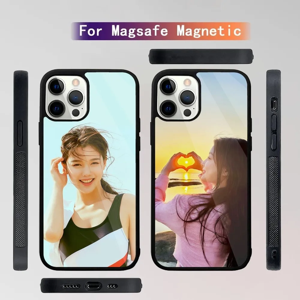 K-kim yoo jung  Phone Case For iPhone 15,14,13,12,11,Plus,Pro,Max Mini Magsafe Magnetic Wireless Charging