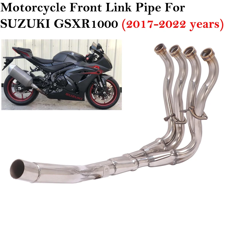 

Slip On For SUZUKI GSXR1000 GSX R1000 2017 - 2020 Full System Motorcycle Exhaust Escape Front Link Pipe Connect Original Muffler