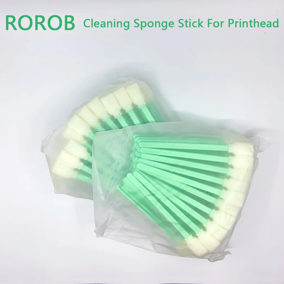 Printhead Cleaning Sponge Stick For Polaris Epson Roland Konica Ricoh Print Head Cleaning Inkjet Printer Dust-free Sponge Clean