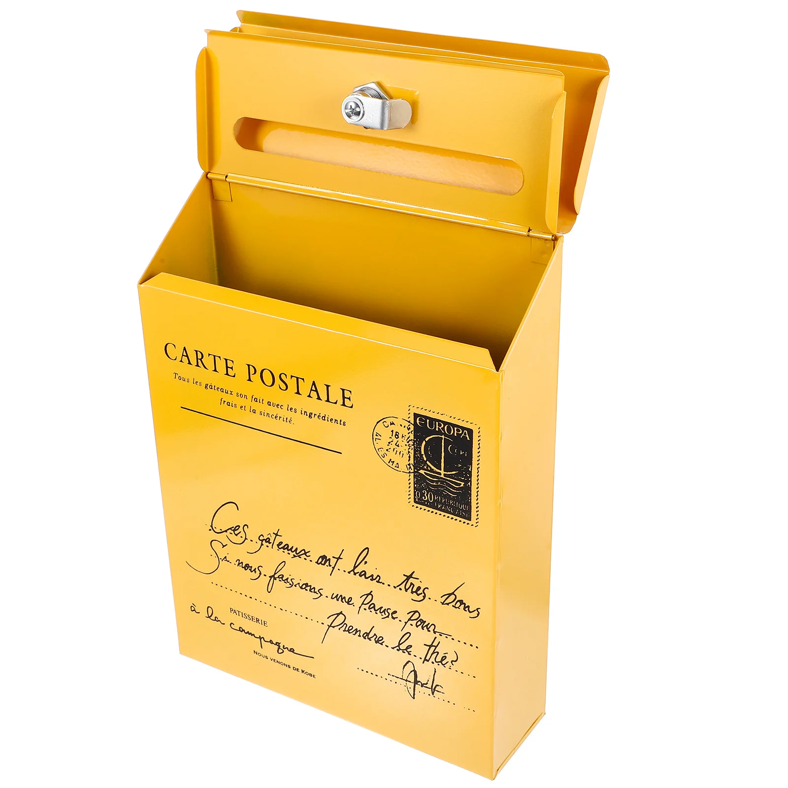 

Heavy Duty Iron Wall Mount Mailbox Vintage Post Letter For Home Office Suggestion With Lock Durable Retro Wall Mounted