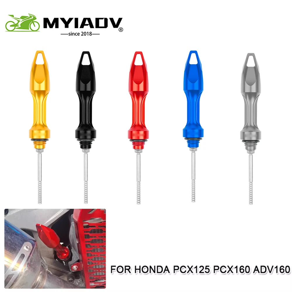 Motorcycle Aluminum Oil Ruler Probe Level Gauge For Honda PCX125 PCX150 PCX160 ADV150 ADV160 ADV350 Engine Oil Tank Dipstick