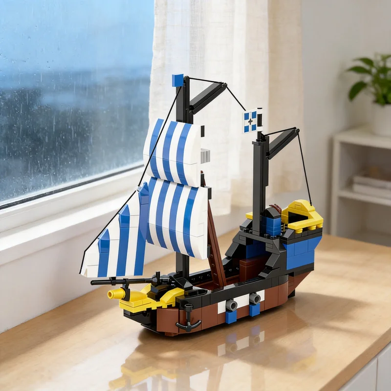 

394pcs MOC Mini Clipper Pirates I Model Building Blocks Construction Christmas Gifts Toy Creative DIY Idea Education Kids Toys