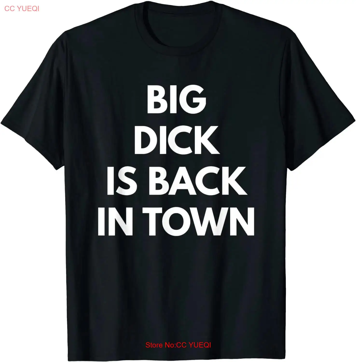 T-shirt Big D Is Back In Town, T-shirt amusant, limité, nouveau