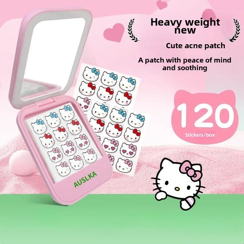 Kawaii Sanrio Cartoons Hellokitty Acne Stickers Cute and Not Exciting Hydrocolloids Lightweight Breathable Comfort Holiday Gifts
