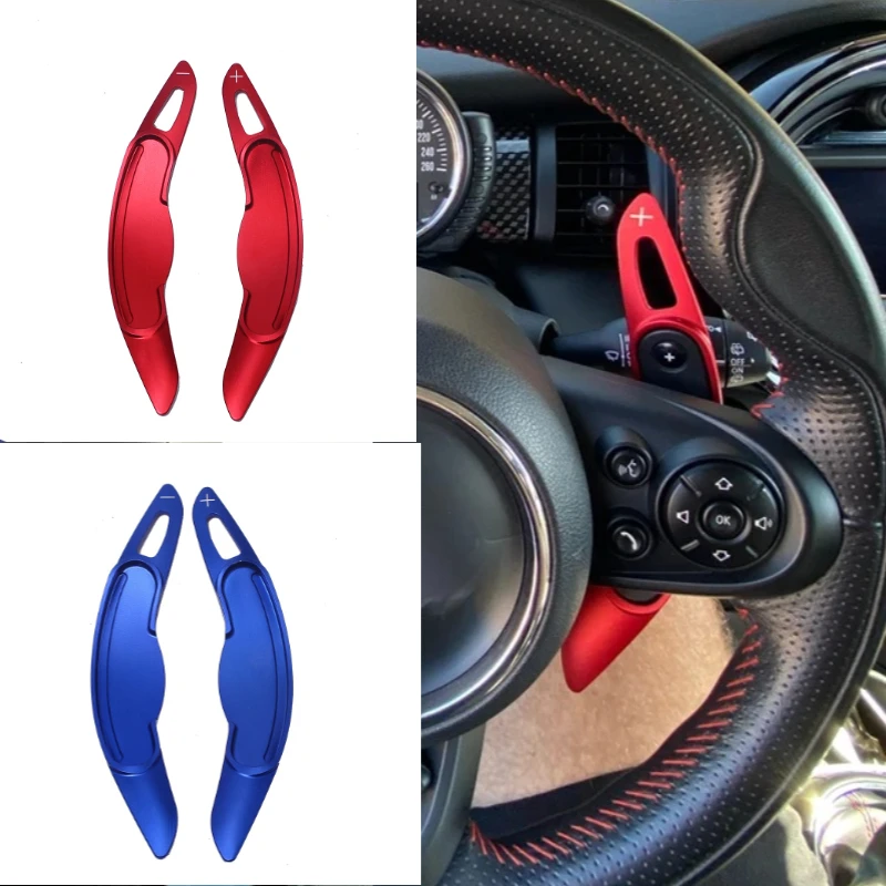 

For MINI Cooper S JCW F54 F55 F56 F57 F60 Countryman Clubman Aluminum Steering Wheel Shift Paddle Extension Cover Accessories