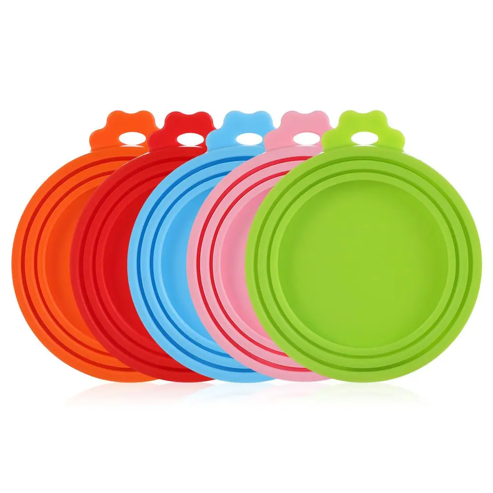 Reusable Pet Supplies Box Cover Silicone Can Lid Pet Can Covers Cans Cap Food Tin Cover