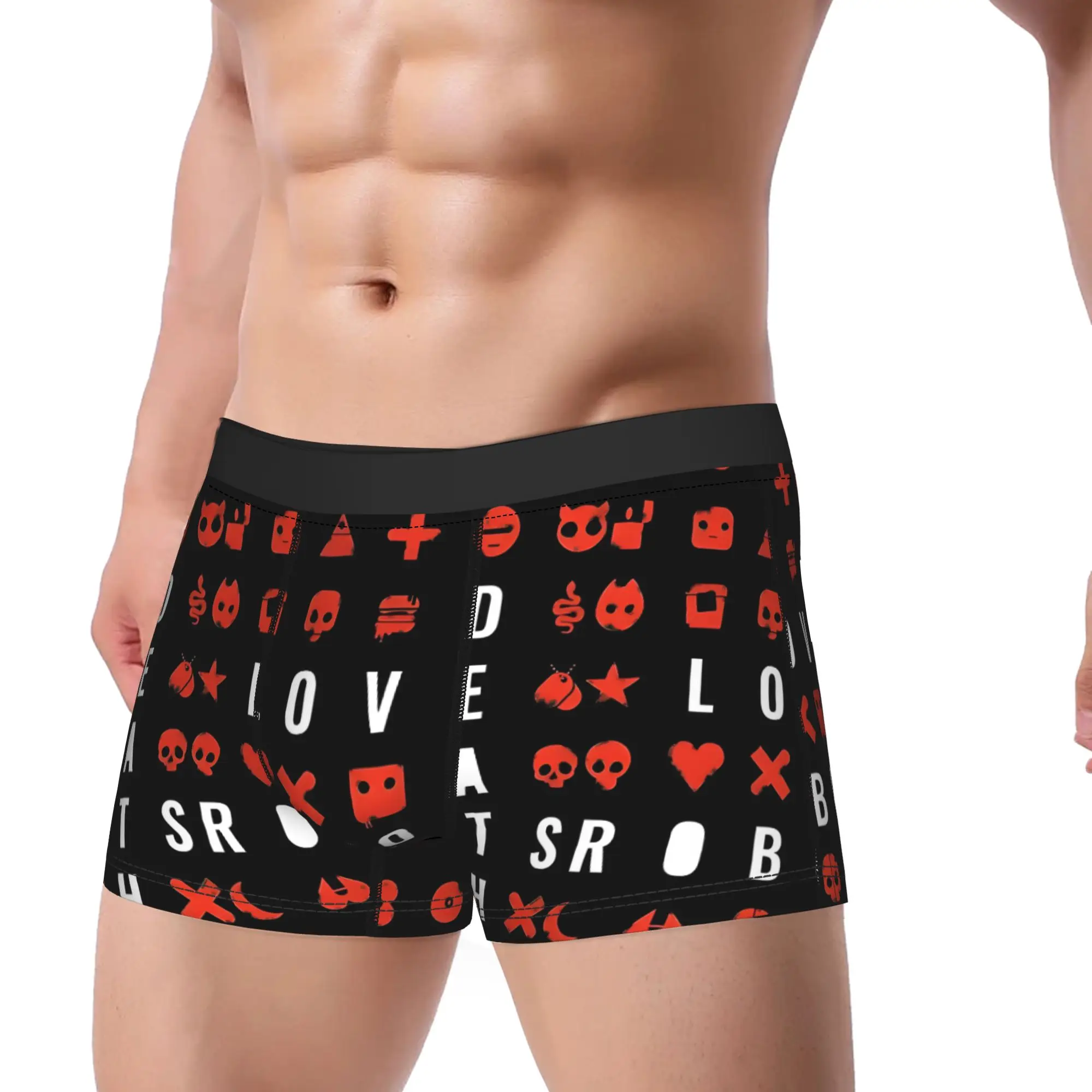 lLove Death And Robots1 lLove Death and Robots Underpants Homme Panties Man Underwear Comfortable Shorts Boxer Briefs