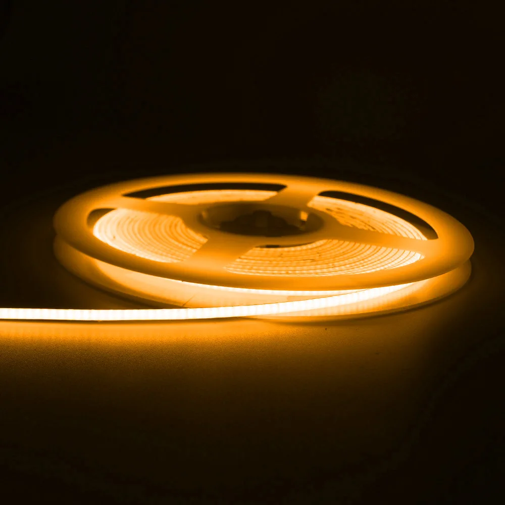 5V 3mm superdünnes COB-LED-Streifenlicht für Spielzeug, DIY-Dekoration, USB, batteriebetrieben, 480 LEDs/m, kühles Weiß, flexible Bandlichter, Rot