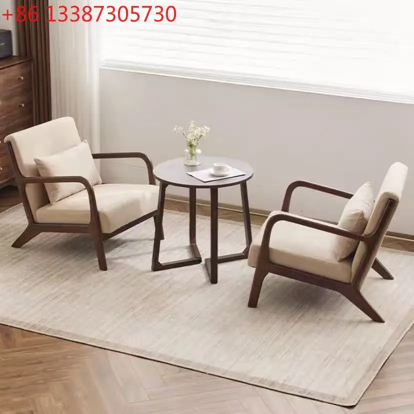 

Кресло-диван для отдыха из массива дерева, простое, для балкона, для общежития, высокого качества.