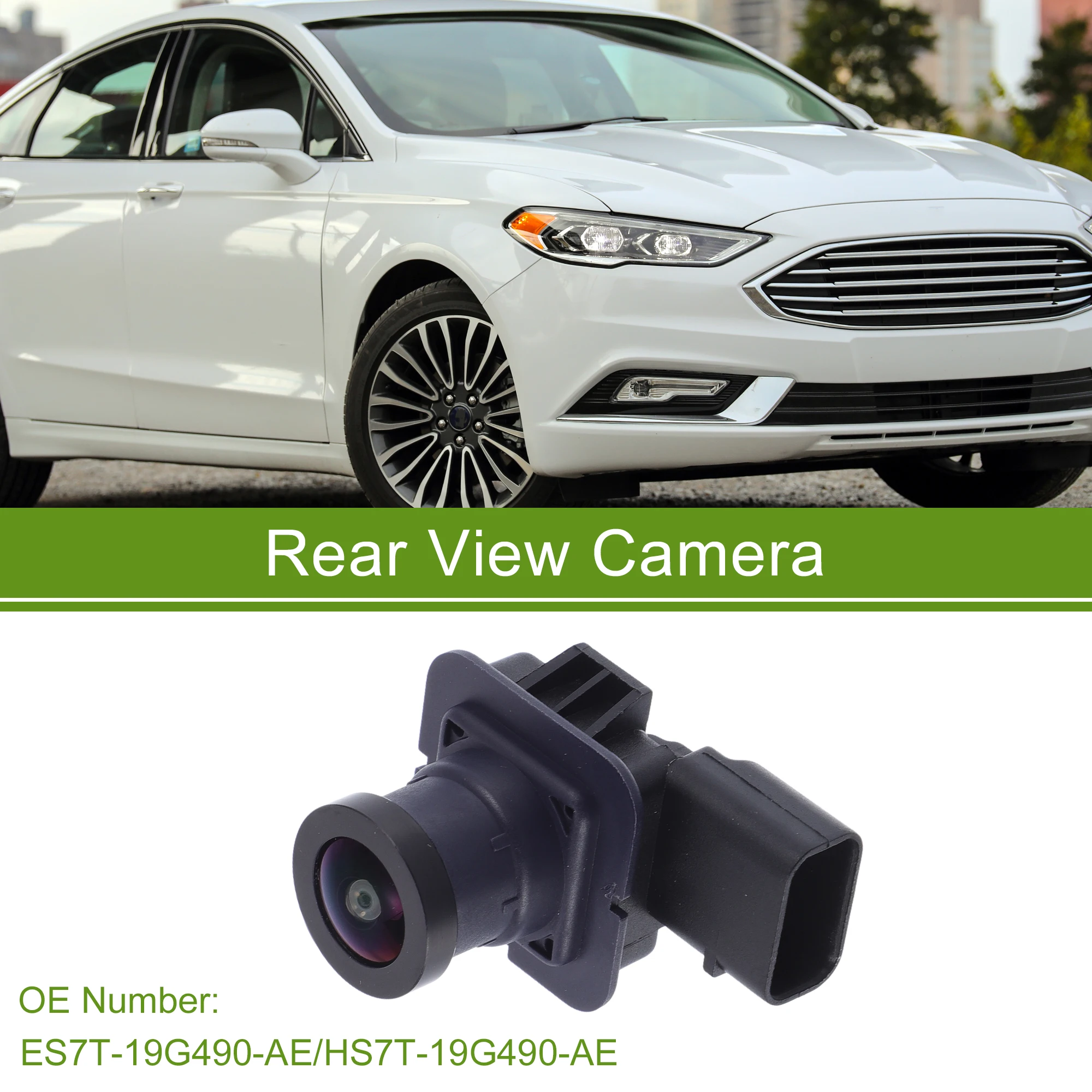 

UXCELL Rear View Camera for Ford Fusion 2017-2020 License Plate Park Assist Camera Backup Reverse Camera