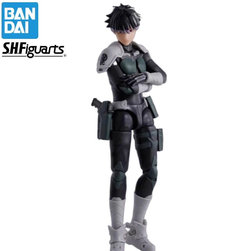 

100% Genuine Bandai SHF Kaiju No.8 Gen Narumi Action Figure 1st Team Captain Movable Anime Collectible Finished Model Toy