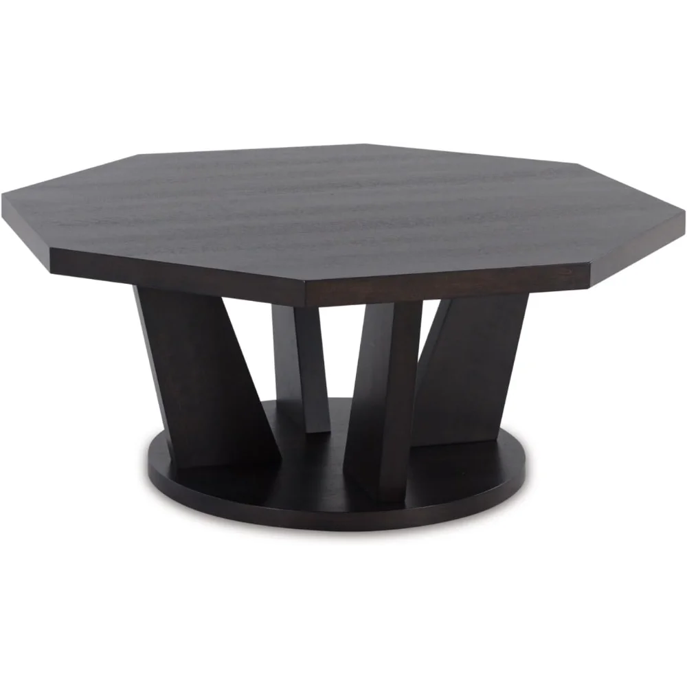

Signature Design by Ashley Cocktail Table for Living Room, Dark Brown