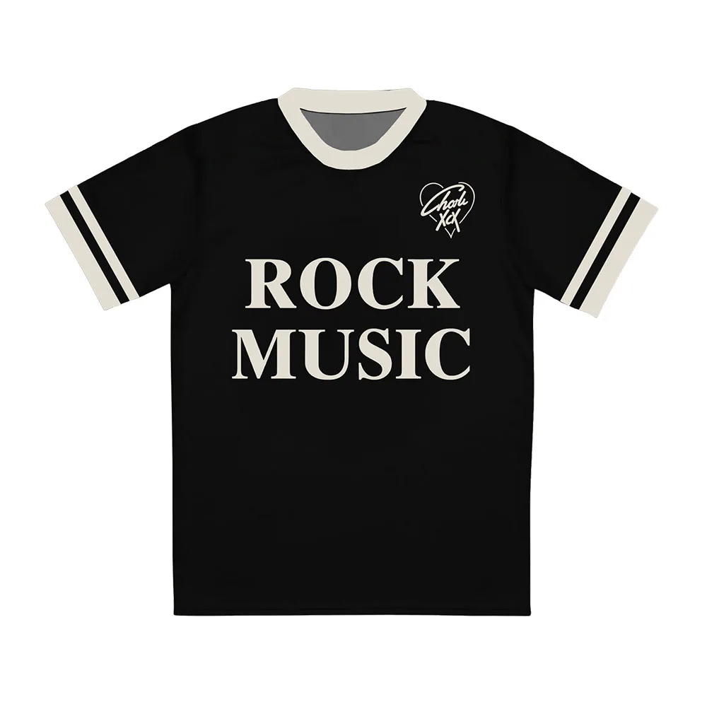 Rock Music SS26 Tee Album Music, Fashion, Film CHARLI XCX T-shirt Short Sleeve O-neck Loose Male Tshirts Graphic Print Merch Top