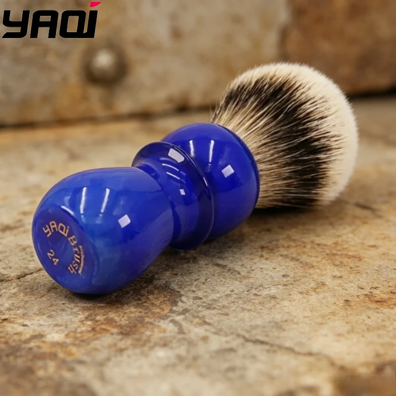 2026-yaqi-24mm-brosse-a-raser-pour-homme-en-poils-de-blaireau-silvertip-a-manche-bleu-outil-de-toilettage-et-de-nettoyage-de-la-barbe