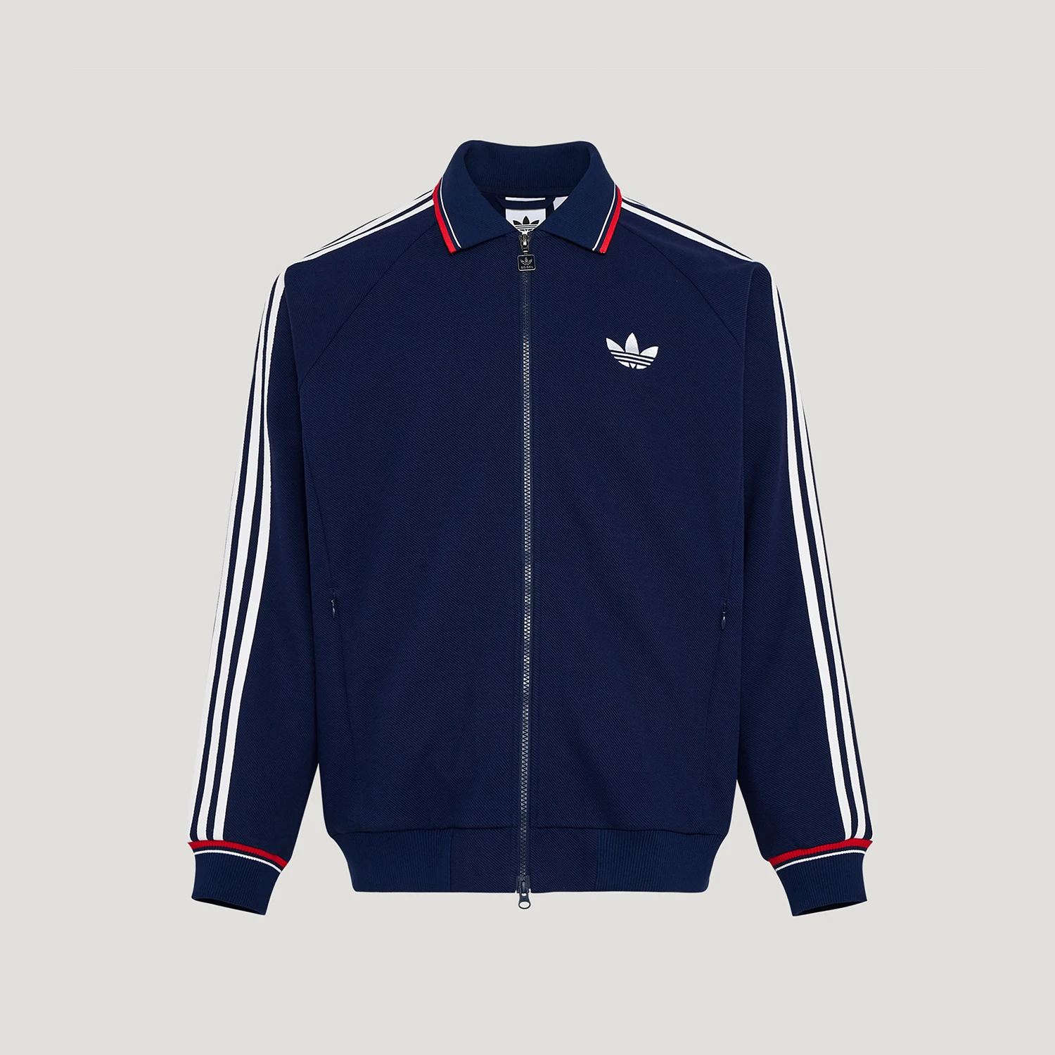 

Adidas Authentic Three Leaves Men's Lapel Embroidery Sports Casual Jacket KV8864