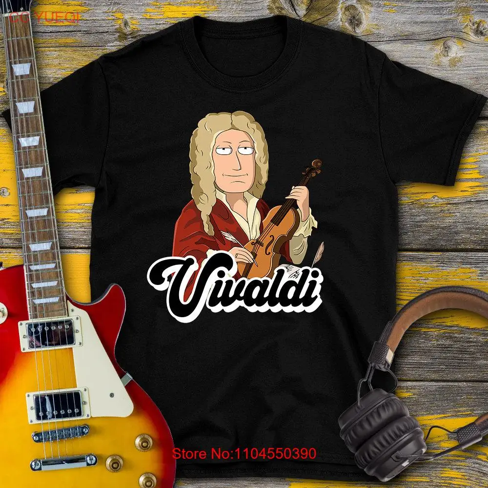 Antonio Vivaldi T Shirt Composer Classical Music long or short sleeves