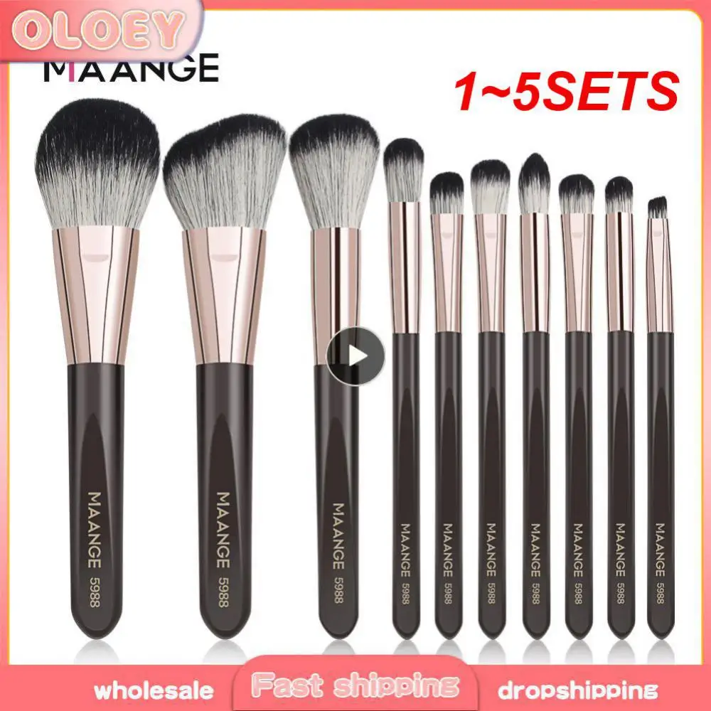 1~5SETS Blusher Lip Smudger Eyeshadow High-quality Premium Foundation Contouring Makeup Brushes Sculpting Tools Powder