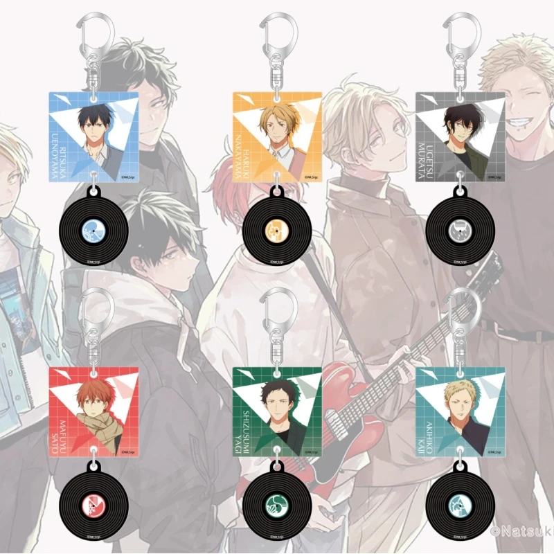Nuevo Llavero de Acrílico de Anime BL, Divertido Colgante para Llaves, Regalo para Chicas, Adorno para Bolsos, Souvenir, Joyería, 6CM
