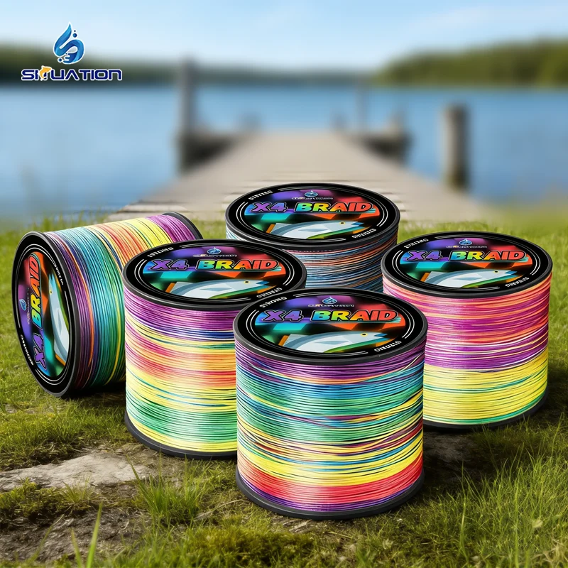 Baitcasting Reel - Ligne de pêche PE 4 brins