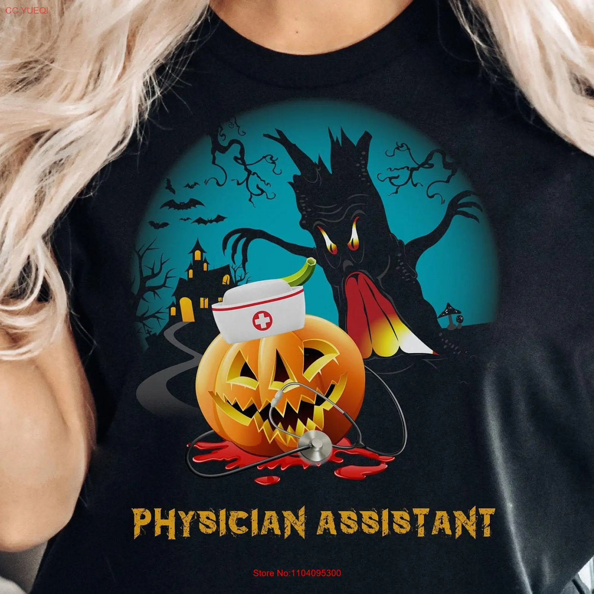 Physician Assistant Halloween shirt hoodie sweaT T tank top gift PA med school PICU long or short sleeves