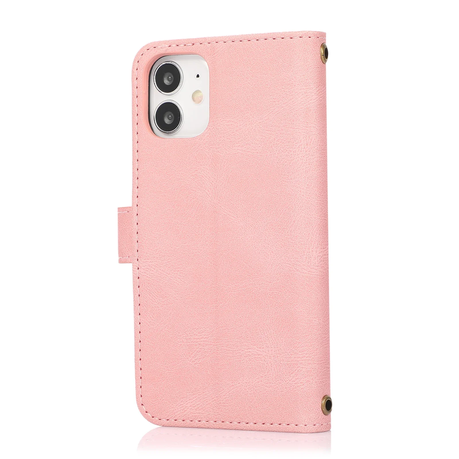 34X * Funda de cuero de fantasía con tapa anticaída, funda de teléfono tipo billetera para iPhone11ProMax/12ProMax/13ProMax/14ProMax/15ProMax/16ProMax