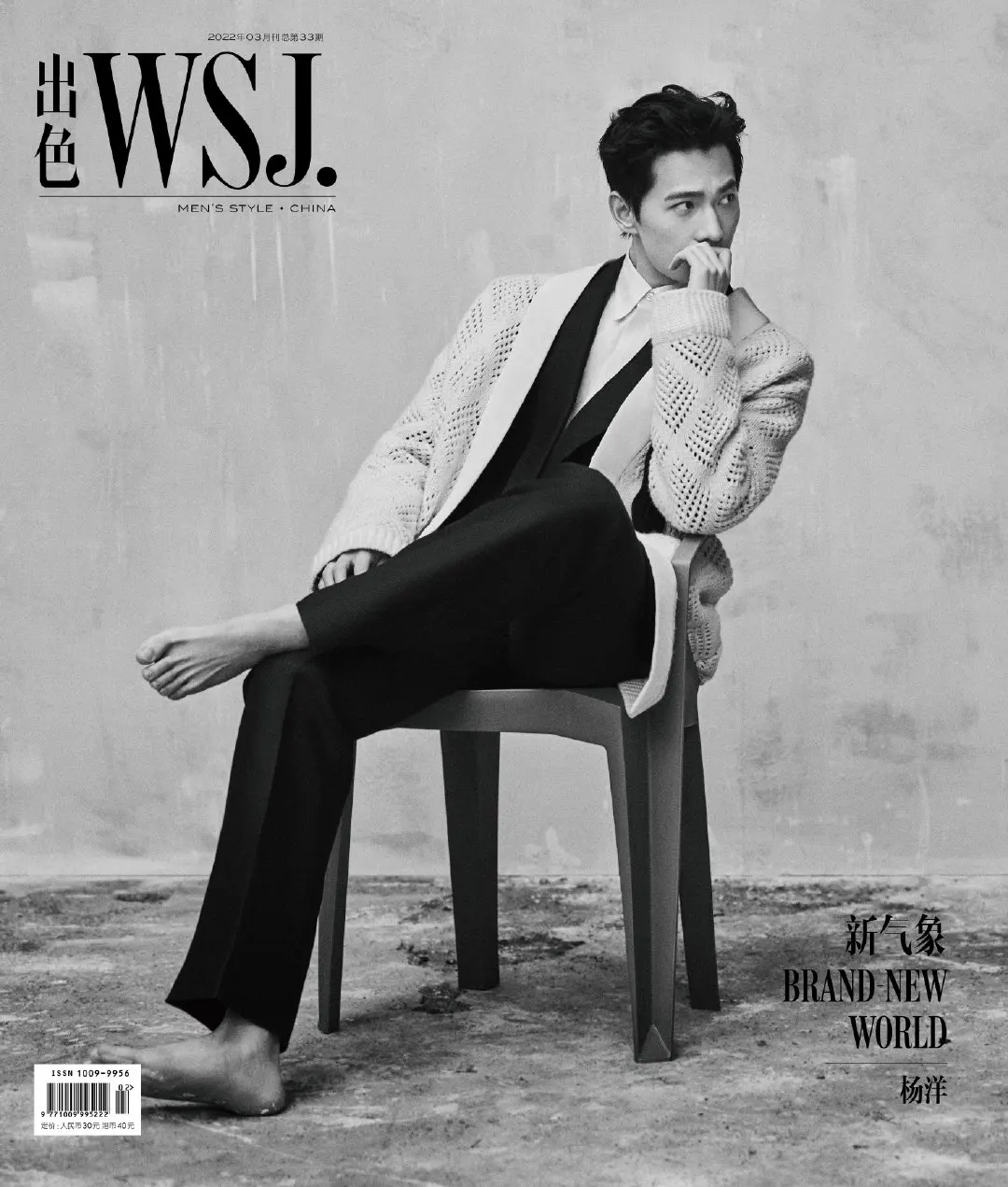 

2022/03 Issue Chinese Actor Yang Yang Yangyang Chu Se WSJ Magazine Cover Include Inner Pages 8Pag