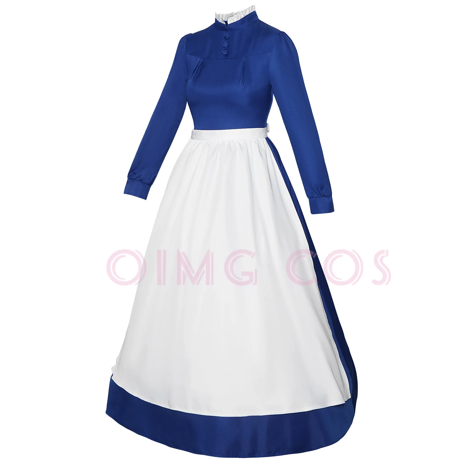 Howl's Moving Castle Sophie Blue Dress Cosplay Costume Full Set Adult Halloween Carnival Cloak For Comic Con Cos Events view 4