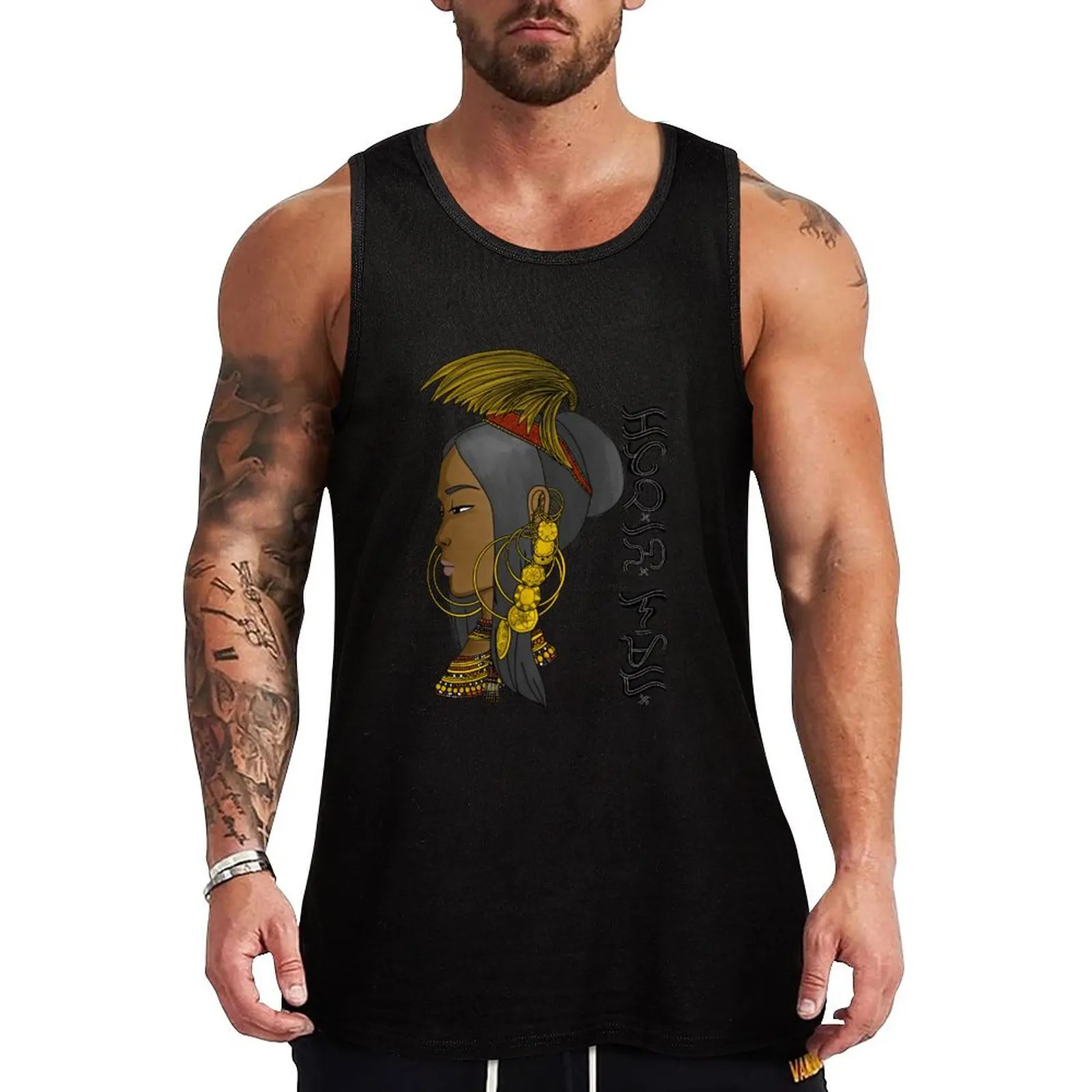 

Baybayin - Katawhang Luman (Indigenous People) Tank Top gym clothing gym t-shirts man Vest sleeveless