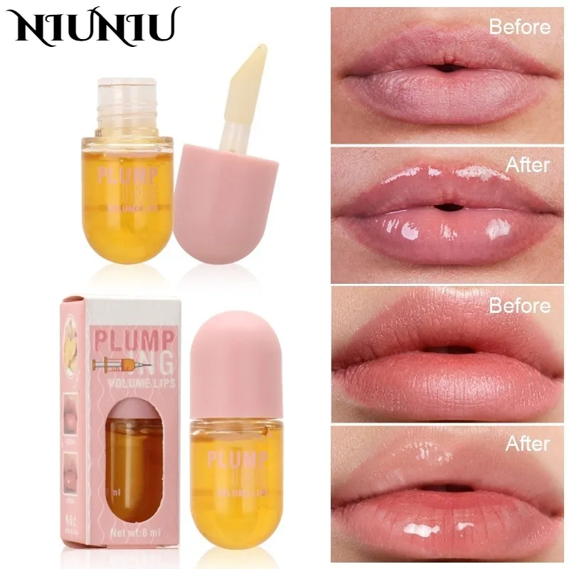 

Fade Lip Lines Plumping Essential Oil Lip Care Moisturizing Enrich Essence Instant Increases Long Lasting Lip Plumper Lipstick