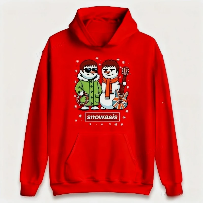 

Christmas Snowman Sweatshirt Hoodie Wearing Sunglasses Hoodie Funny Humor Style Snowman Christmas Sweater Personalized Clothing