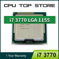 Used Core i7 3770 3.4GHz SR0PK Quad-Core LGA 1155 CPU Processor CAN WORK FOR B75