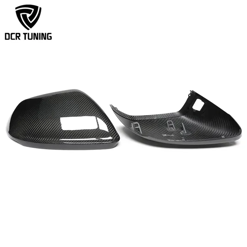 For Audi Dry Carbon Fiber Wing Mirror Cover  Urus  Q8 SQ8 with Blind Spot Assist