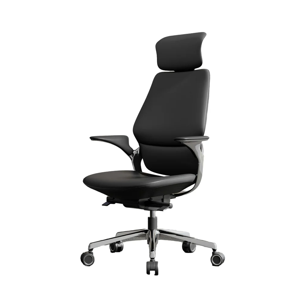 

Modern executive office adjustable chair with sturdy frame and soft synthetic leather for long-term comfort Boss leather chair
