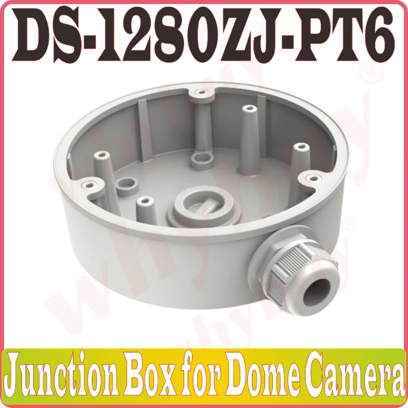 Original DS-1280ZJ-PT6 Aluminum Alloy Waterproof Outdoor Indoor Junction Box Wall Mounting Bracket For Dome Camera