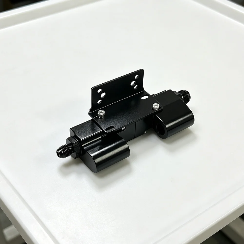 For Flex Fuel Sensor Module for E85 Ethanol Monitoring 6AN 8AN Ports 6061 Aluminum for VDO for aem 13577429 13577379
