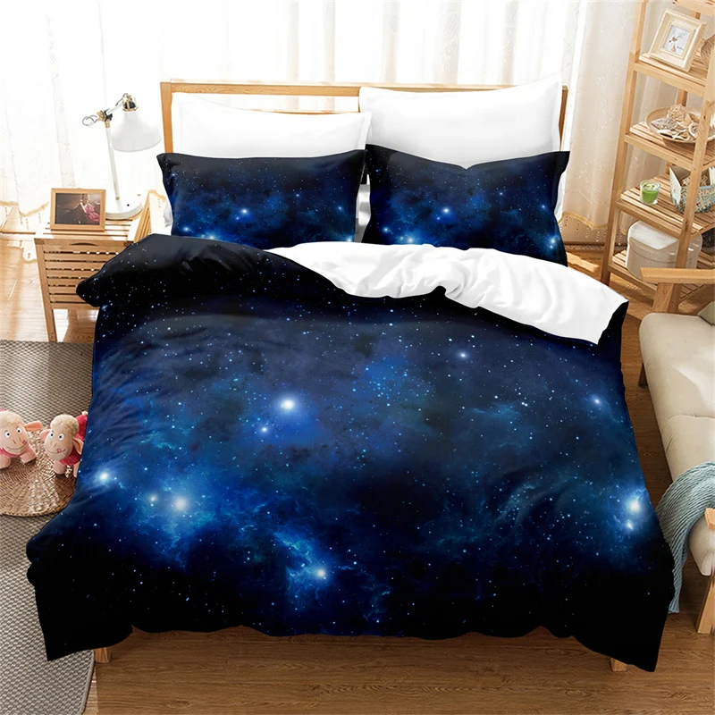 Starry Sky, Universe Bedding Set Duvet Cover Set 3d Bedding Bed Linen Fashion Comforter Cover Children Bedding Sets Queen Size