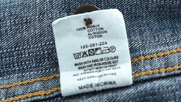 Hochleistungs-Jeans hemd für Jungen mit lockerer Passform und langen Ärmeln – Detail 12