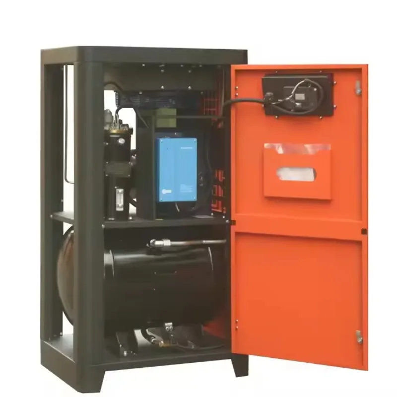 

Industrial 380V Rotary Screw Air Compressor Stationary Configuration Lubricated Gear PLC Motor AC Power Source Competitive Price